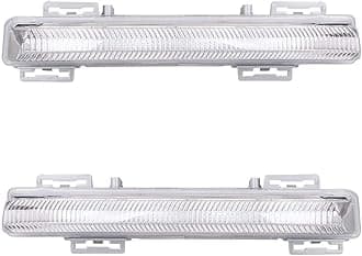 Left Right LED DRL Daytime Running Lights Fog Lamp Compatible with 2007-2014 Mercedes W204 S204 C200 C220 C230 C250 C280 C300 C320 C350
