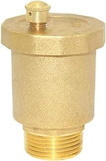 Beduan Brass 10500-VE Automatic Float Valve, 1/4" Male Thread Air Release Valve Air Bleeder Valve Vent Valve