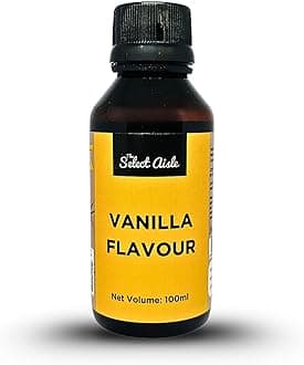The Select Aisle Vanilla Flavour - 100ml [For flavouring| Vanilla Essence for Cake | Essence for cakes, cookies and desserts| Flavouring agent| Vanilla| Baking ingredients ]