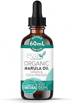 – 100% Pure Marula Oil – Cold Pressed Facial & Body Oil, Lightweight Dry Moisturizer for Skin, Hair, Face Care, Anti-Aging & Gua Sha Massage Serum – 60ml