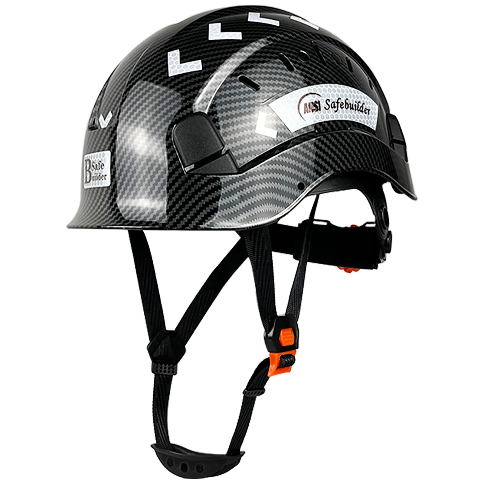 Construction Safety Helmet ABS Hard Hat Adjustable Ventilation System Hardhats Industrial Work Head Protection for Men Certified ANSI/ISEA Z89.1