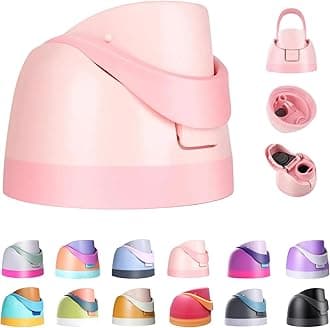 Replacement Lid for Owala, Compatible with Owala Cup 16oz 24oz 32oz 40oz, One Button Water Bottle Top Replacement Lid, Leakproof, BPA-Free Cap Replacement (Pink)
