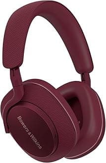 Px7 S2e Noise Cancelling Wireless Over-Ear Headphones, Qualcomm aptX Adaptive, Quick Charge, 30 Hours Playback, Six Built-In Microphones - Ruby Red