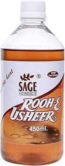 Rooh E Usheer Tonic, Khas Root Syrup for Glowing and Blemish free Skin, Refreshing Drink For Summer 450 ml