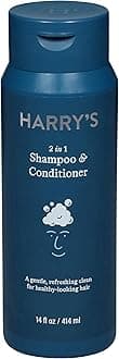 Harry's 2 in 1 Shampoo and Conditioner, 14 oz bottle