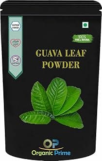 - Guava leaves Powder| Psidium Guajava | Guava leaf | Amrood Patti Powder - 100 GM By Organic Prime