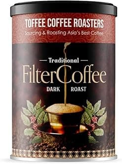 Toffee Coffee Roasters | Pack of 1 (200g) South Indian Filter Coffee| As Seen...