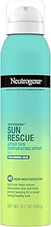 Neutrogena Sun Rescue After Sun Rehydrating Spray with Hyaluronic Acid, Vegan and Lightweight 48-Moisturizing Skin and Body Mist, Non-Comedogenic Hydration, 6.7 Oz