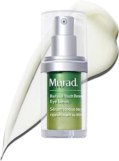 Murad Retinol Youth Renewal Eye Serum - Retinol Eye Serum Visibly Improves Undereye Puffiness Dark Circles and Reduces the Appearance of Fine Lines, Gentle Enough for Nightly Use - 0.5 oz