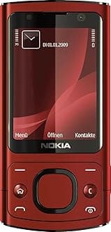 6700 Slide Red Sim Free Unlocked Mobile Phone