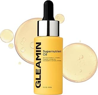 Supernutrient Facial Oil - 3% Vitamin C with Jojoba Oil, Cloudberry & Turmeric for Hydration, Firm Look & Even Tone - Lightweight, Fragrance-Free, Skin Care for Women and Men - 1 Fl Oz