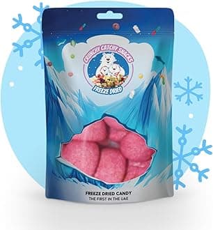 Crunchy Catchy Snacks Freeze Dried Chamallows Haribo Candy 150 g, Large