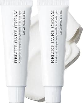 345 Relief Cream - Face Cream For Women - Face Moisturizer For Soothing Damage Skin - Barrier Repair Cream Soothing For Most Skin Type - Face Cream For Mature Skin 2PCS