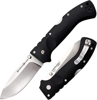Ultimate Hunter 3.5" S35VN Razor-Sharp Blade 5" G-10 Easy-to-Grip Handle Hunting Folding Knife with Tri-Ad Locking Mechanism