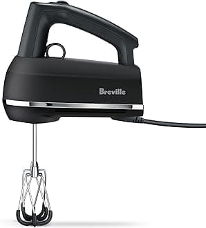 Breville BHM800BTR Handy Mixer for Baking, Black Truffle