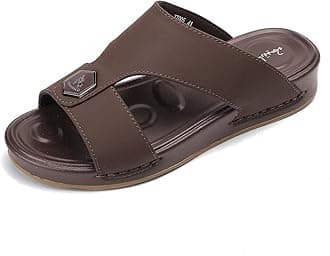 Arabic Slippers Men's Sandal Light Weight Slip On Ultra Soft Massage Grip Breathable Medical Water Proof Traditional Outdoor Arabic Sandals for Slippers Men