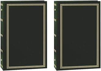 Pioneer Photo Albums 3-Ring Photo Album 504 Pockets Hold 4x6 Photos, Hunter Green (Hunter Green Bundle)