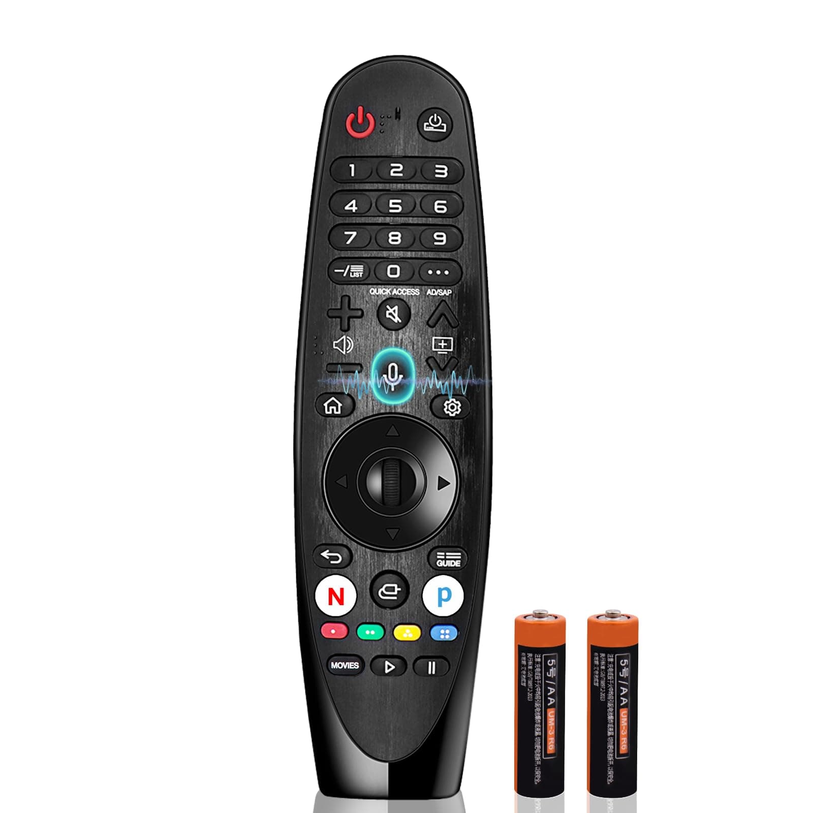 AN-MR18BA Voice Magic Remote Control for 2018 LG OLED TV B8 C8 E8 W8 Models,Super UHD TV SK8000 SK8070 SK9000 SK9500 Models, UHD 4K TV UK6300 UK6500 UK6570 UK7700 Models
