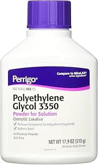 Polyethylene Glycol 3350 17.9 Oz (510gm) Powder (Compare to Miralax)