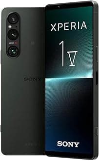 Sony Xperia 1 V Green - 6.5 Inch 21:9 Wide 4K HDR OLED - 120Hz Refresh rate -Triple lens(with Next Gen Sensor & ZEISS)- 3.5 mm audio jack - Android 13 - SIM free - Dual SIM hybrid (Renewed)