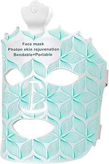 Red Light Therapy Mask for Face, 7 Colors LED Face Mask Light Therapy Home, LED Face Mask Light Therapy, Green