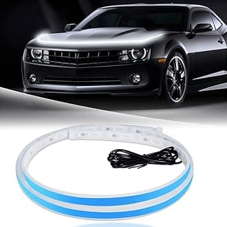 Car Hood Light Led Strip Lights for Car Hood Led Strip 1.8m White Dynamic Car Hood LED Daytime Running Light Strip for Car Engine Cover Decoration 12V 1Pack