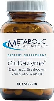 - Metabolic Maintenance GluDaZyme - DPP-IV Enzyme Blend - Supports Digestion & Gluten Response - Hypoallergenic - 60 Servings - 60 Capsules