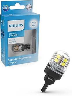 PhilipsUltinon Pro7000 LED Car Signal Lamp (W16W White), 12V/24V