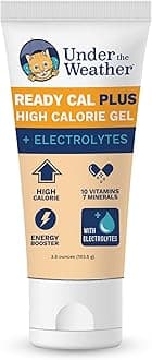 Under the Weather Pet Electrolytes Ready Cal Plus Gel for Cats | Vet-Formulated High-Calorie Supplement for Cats & Kittens | Promotes Weight Gain & Boosts Energy for Sick Felines | 3.5 Oz Tube Pack