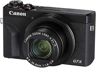 PowerShot G7 X Mark III Digital Camera - Black (International Model)