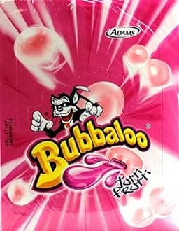 CHEWING GUM TUTTI FRUTI ( 50 in a Pack ) by Bubbaloo