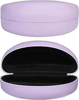 Hard Shell Sunglasses Case,Classic Large Glasses Case for Sunglass,Eyeglasses with Cleaning Cloth,Pouch