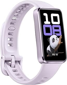 Huawei Band 10 Smartwatch with AI-Powered Fitness Monitoring, Pro-Level Sleep Analysis, Emotional Wellbeing Assistant,Streamlined Metallic Design,Fast Charging,iOS Android (Band 10, Purple)