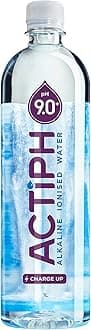 Alkaline Ionised Spring Water pH9+ (12x 1L) Purified with Electrolytes Clean and Smooth Taste (12x 1000ml)