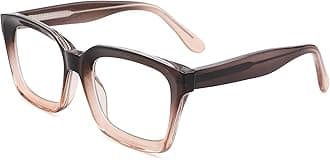 COASION Classic Non-prescription Clear Lens Eyeglasses for Women Thick Square Frame Eyewear