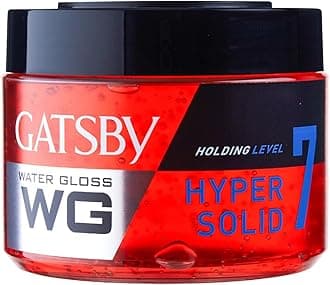 Water Gloss - Hyper Solid, Wet Look Hair Gel, Shine Effect, Long Lasting Hold, Non Sticky, Easy Wash Off, Holding Level 7, 300gm
