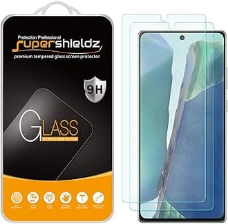 MPP (2 Pack) for Samsung Galaxy Note 20 Tempered Glass Screen Protector, Anti Scratch, Bubble Free