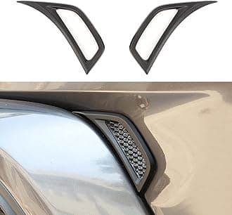 Voodonala for Jeep JL ABS Carbon Fiber Side Air Conditioning Vent Outlet Decoration Trim for 2018-2022 Jeep Wrangler JL JLU Gladiator JT Matt Black