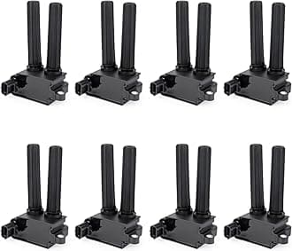 Ignition Coils Pack Set of 8 for 5.7 V8 HEMI Compatible with Dodge Ram 1500 2500 3500 Charger Durango Chrysler 300 Jeep Grand Cherokee 2009 2010 2011 2012 2013 2014 2015 Coil Packs Replaces# UF504