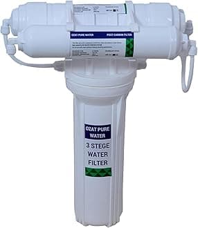 3-Stage Non-Electric Water Purifier | 5 Micron PP + 10” Sediment + 8” Post Carbon Filter | Free Installation Kit | No RO, No TDS Reduction