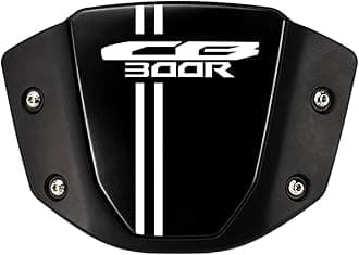 Motorcycle Accessories Compatible with CB 250r 300R CB250R CB300R 125 250 300 R Front Screen Windscreen Wind Deflector(CB300R-Black)
