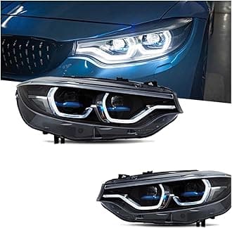 Headlight Compatible For BMW F32 F36 LED Headlights 2013-2020 F80 F82 Head Lamp M4 Car Styling DRL Signal Projector Lens Auto Accessories(Blue,2016-2019)