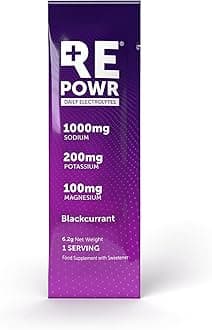 Blackcurrant 30's - Clean Electrolytes Sachets Made with Natural Desert Salt | 1000mg Sodium. 200mg Potassium. 100mg Magnesium | Sugar Free. No Calories | Vegan, Keto and Fasting Friendly