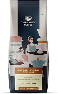 THIRD WAVE COFFEE Signature Filter Coffee Medium Grind, Dark Roast | Pour Over, Electrical Dripper| Arabica Coffee 250g
