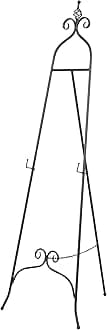 Traditional Black Metal Easel