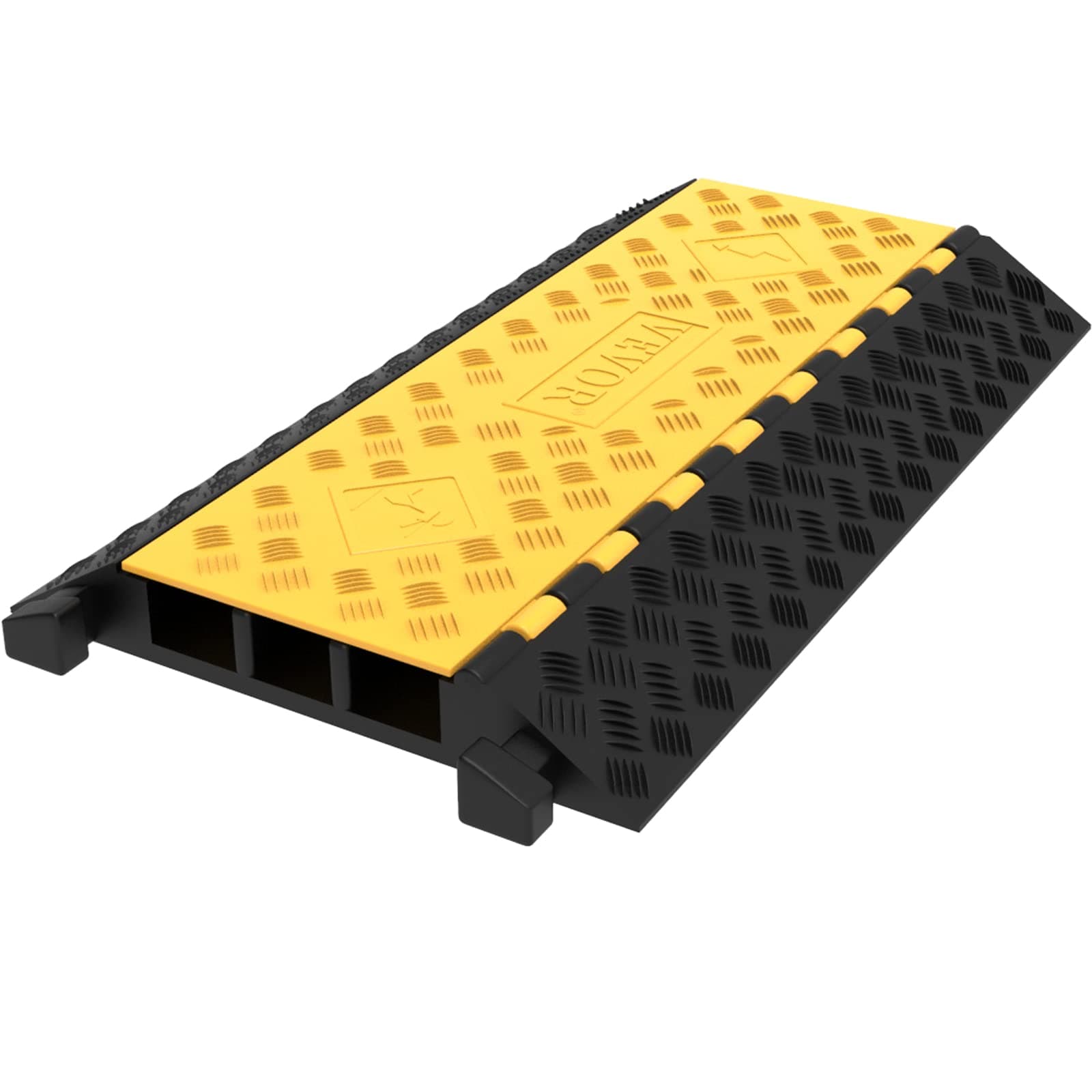 3-Slot Cable Cover Protector Ramps