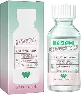Overnight Drying Lotion, Spot Treatment for Acne, Anti-Blemish Drying Lotion For Blemishes 30ml Anti Acne Treatment Face Serum for Facial Pimples/Zits, Acne Control, Reduce Redness