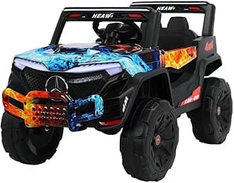 TechPlus- Kids Car,Ride on Toy Car, Baby Car, Big Toys Children Ride on Battery Car with Motors - Buy Toy Cars with Friction Motor, Newest Ride on Car, Kids Car Ride on Car Toy (GRAFTI FIRE)