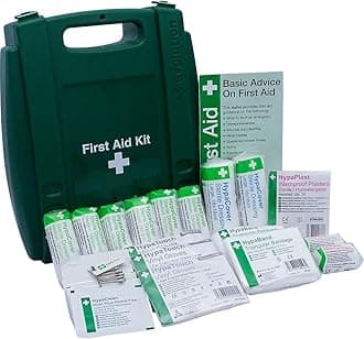Safety First Aid Group HSE-Compliant 1-10 Persons Kit - Fully Stocked