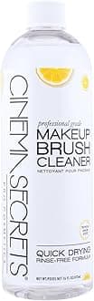 Original Makeup Brush Cleaner Solution - Professional Cleanser for Makeup Brushes - Quick-Drying, Rinse-Free Formula - Removes Stubborn Waterproof Make Up - Lemon